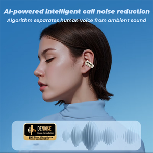 Earphone Sport Tahan Air IPX5 Hi-Fi Stereo Peredam Kebisingan Terbaru 2025, Daya Tahan Baterai 20 Jam - Product Image 4