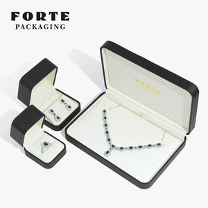 FORTE Wholesale Luxury Gift Jewelry Packaging Necklace <b>Earrings</b> Ring Boxes Packaging Jewellery Custom Necklace Jewelry <b>Box</b> - Product Image 3