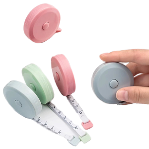 150 cm mignon Mini ruban souple rétrécissement automatique ruban à mesurer matériel ruban à mesurer en plastique ruban à mesurer - Product Image 1
