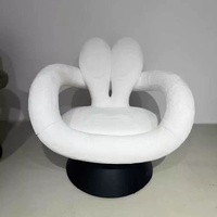Fauteuil de salon moderne et minimaliste « Serpent et Lapin » de fabrication chinoise, fauteuil simple pour salon, fauteuil pivotant confortable et relaxant
