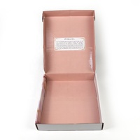 Boîte d'expédition pliable en carton ondulé personnalisée avec logo, pour livres, affiches, œuvres d'art, magazines et emballages photo.