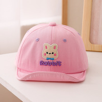 Gorro de Conejito para Bebés de 6 a 12 Meses - Gorra de Béisbol con Visera Suave Estilo Coreano para Protección Solar para Niños y Niñas Pequeños en Primavera