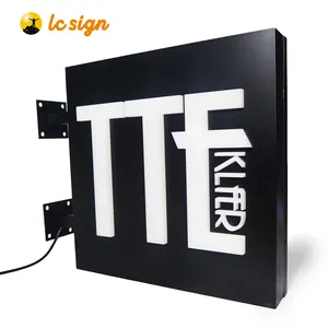 Led Outdoor Shop Sign Custom Exhibition Logo Signage Outdoor Embossed Plastic Led Illuminated Car Logo Shop Signs