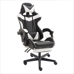 Zero Gravity <span class=keywords><strong>Cyber</strong></span> Cafe Mecedora Gaming Cheap Computer <span class=keywords><strong>PC</strong></span> Game Chair con reposapiés Golden PU Leather Racing Chair Gaming - Product Image 6