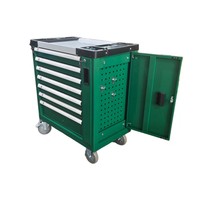 Chariot de rangement d'outils mobile OBM/OEM/ODM personnalisable, capacité 300 kg, pré-assemblé, roues verrouillables, glissières à roulements à billes
