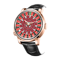 Montre mécanique automatique de luxe pour homme Roulette Gaming Plate, cadran incrusté de diamants rouges, étanche, numérique, à squelette