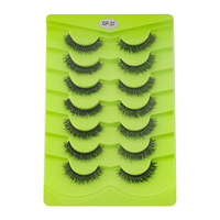 Faux cils réutilisables à presser, effet 3D œil de chat, aspect naturel pour maquillage quotidien