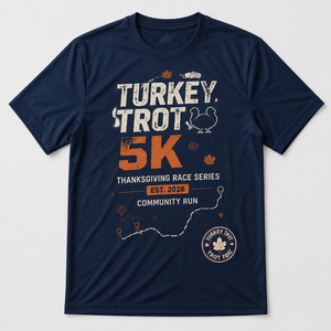Turkey Trot 5K <b>Shirt</b> Thanksgiving Running Event Custom Race Apparel Community <b>Fun</b> Run - Product Image 2