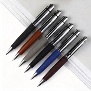 Metal Sports Small Litchi Ballpoint Pen with Custom Logo Rotating Ball Pen for Business & <b>Gifts</b> - Product Image 1