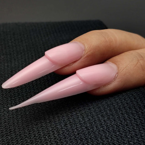 Plantillas de Uñas Francesas Fáciles de Usar, Herramienta Dual para Extensión de Uñas, Logotipo Personalizado, Plantillas Dobles para Uñas Francesas, Diseño Almendrado - Product Image 4