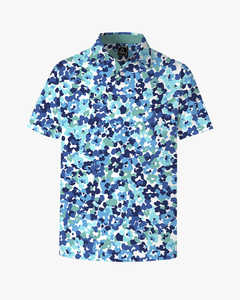 DEOLAX nuevo diseño transpirable poliéster spandex serigrafiado corto rendimiento Golf Polo camisas polo para hombres - Product Image 4