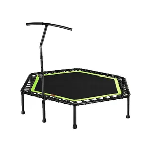 Zoshine vente en gros de trampoline élastique durable de haute qualité Fitness saut Mini trampoline de gymnastique avec corde élastique