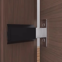 ROEASY Loquet de Porte Magnétique Fort 50N Pousser pour Ouvrir Ouvre-Porte Invisible Caché Lourd Système de Rebond Pousser pour Ouvrir