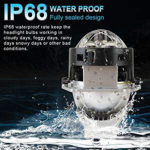 Faros LED de 3 Pulgadas para Automóvil, Lente de Proyector Bi-LED, 10000K, 150W, IP68, Impermeables, 12V, 10000 Lúmenes, Accesorios Universales para Automóvil - Product Image 5