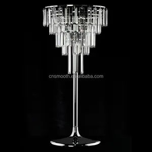 Decorative Gold Silver Metal Crystal Tall Flower Ball Stand Wedding Centerpiece