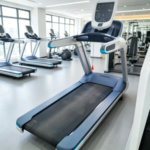 Máquina de Correr Comercial con Velocidad Ajustable y Pantalla LED, Banda de Movimiento Suave, Equipo de Fitness para Entrenamiento en Gimnasio - Product Image 1
