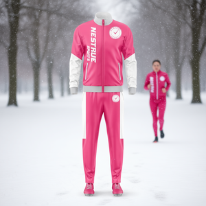 ชุดวอร์มกีฬา Nestrue แบบสั่งทำพิเศษสำหรับผู้ชาย ฤดูหนาว น้ำหนักเบา ผลิตจากโพลีเอสเตอร์ ระบายอากาศได้ดี 2 in 1 ชุดวิ่งออกกำลังกายแบบเต็มตัว มีซิป - Product Image 2