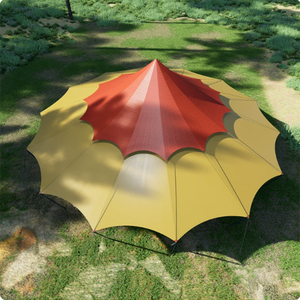 Nuevo diseño de carpa de glamping para exteriores, tipo extendido, con estructura de acero galvanizado, tela Oxford, resistente a los rayos UV, ideal para bodas, fiestas y eventos de verano. - Product Image 2