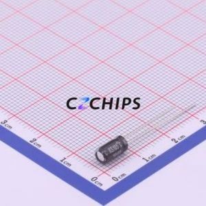 Condensador Electrolítico de Aluminio de Orificio Pasante KS106M050C07RR0VH2FP0, Orificio Pasante, D4xL7mm 10uF 20% 50V 1.5mm - Product Image 2