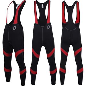 Ensemble de cyclisme pour hommes, pantalon à bretelles, maillot thermique, combinaison de vélo d'hiver rembourrée - Product Image 5
