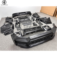 Nouveau kit de mise à niveau style B en fibre de carbone sèche brillante, tissage sergé, sous vide, pare-chocs rigide pour AMG Classe G W465 G63 G Wagon