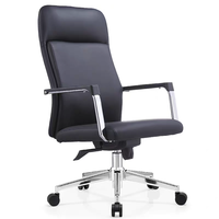 Chaise en cuir moderne pour bureau exécutif Mobilier de bureau de vente directe d'usine Directeur de bureau Chaise pivotante Chaise de conférence