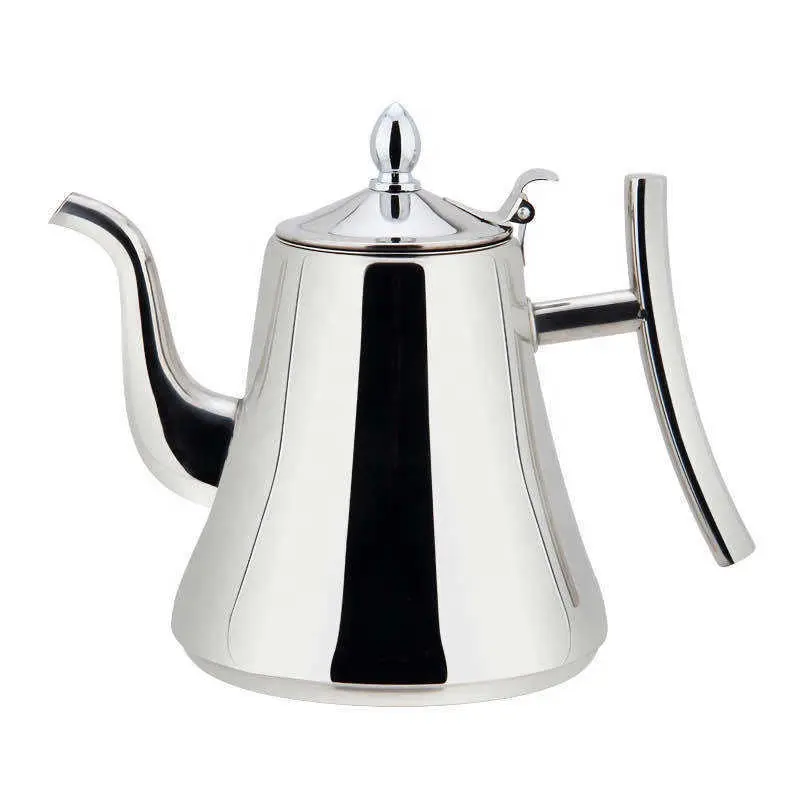 Thickened Stainless Steel Teapot With Filter Screen Tea Making Hotel Restaurant Household Induction Cooker Boiling Kettle