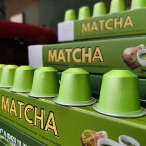 Органические капсулы Matcha, сертифицированные ЕС | Без консервантов/химических веществ, натуральное, универсальное пивоварение, заменитель молочного чая - Product Image 5