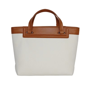 vietnam High Quality Custom Logo Luxury Women's Shoulder <b>Bags</b> Eco-Friendly Reusable Canvas Shopping Tote <b>Bag</b> with Strap - Product Image 2