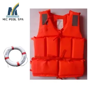 プールの洪水防止と救助のための大人/子供用スイミングプールライフジャケット服