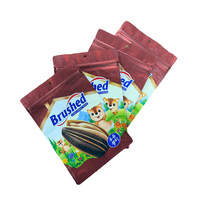 Sachet d'emballage alimentaire personnalisable en plastique de qualité alimentaire pour sucre, bonbons, poudre, Doypack, sachet à fond plat, pochette à fermeture éclair verticale