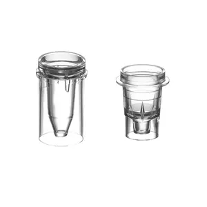 Laboratory Chemistry Plastic Sample Cup Disposable Reaction Cuvette For Mogular Biochemical Analyzer