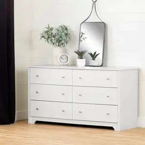 White Chest of Drawers of Bedroom Factory Price Wooden Metal Bedroom Furniture Living Room Furniture Modern Wooden Cabinet MDF