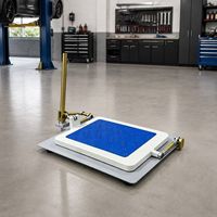 Amsxzo HY-1001 Détecteur de jeu de suspension de châssis portable, testeur manuel de décalage de châssis automobile, équipement de nettoyage automobile à commande unique