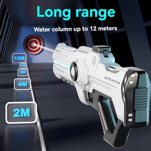 Verano al aire libre niños juguetes 2024 batalla de agua versión mejorada pistola de agua eléctrica emisión continua pistola de agua - Product Image 5