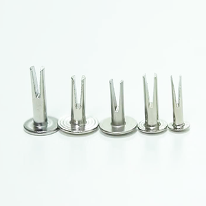 <span class=keywords><strong>Rivet</strong></span> fendu à tête de champignon en acier inoxydable nickelé personnalisé, <span class=keywords><strong>rivet</strong></span> <span class=keywords><strong>bifurqué</strong></span> pour sac - Product Image 6
