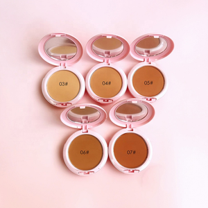 Moq Thấp Vegan Tàn Ác Miễn Phí Hồng Ép Bột Bao Bì Nhãn Hiệu Riêng 10 Màu Ép Thiết Lập Bột Nền Tảng - Product Image 4