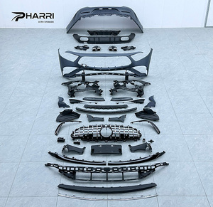 Pièces de carrosserie extérieures PHARRI pour Mercedes-Benz CLS W257 2018-2024, mise à niveau vers <span class=keywords><strong>CLS53</strong></span> avec calandre, diffuseur arrière et embouts d'échappement - Product Image 5