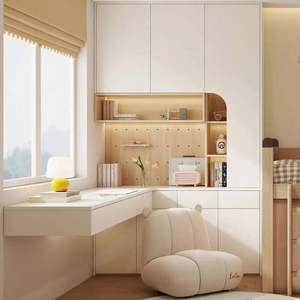 Meubles de maison en bois personnalisables, table à manger colorée, armoire de rangement, meuble TV pour salon et villas - Product Image 5