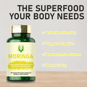Cápsulas de Moringa OEM ODM con Hoja de Moringa que Ayudan a Apoyar el Metabolismo Energético Natural Diario, Extracto de Hoja de Moringa, Cápsulas de Moringa - Product Image 4