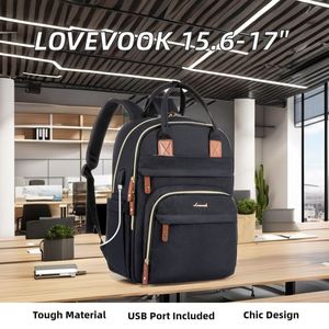 Sac à dos professionnel imperméable en polyester pour femme, 15,6-17 pouces, avec port USB, idéal pour l'école et les voyages - Vente en gros 2026 - Product Image 2