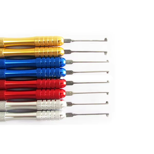 Proveedor de China Huk Portable 8 + 2 Dimple Kaba Práctica Desbloqueo Cerradura abierta Juego de herramientas de cerrajería de acero Herramientas de extracción de llaves Selección de bloqueo - Product Image 5