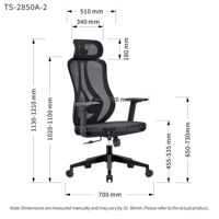 Chaise en maille moderne et élégante avec coussin ergonomique en éponge, dossier inclinable et design pivotant pour la maison, le bureau, l'atelier et l'usage professionnel