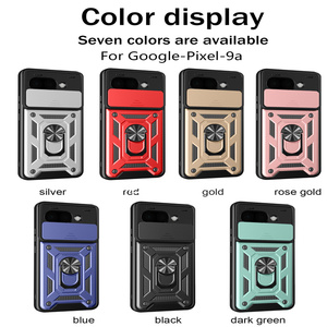Étui de <span class=keywords><strong>téléphone</strong></span> antichoc avec anneau rotatif Lichicase, nouveau modèle, pour Google Pixel 10A, <span class=keywords><strong>coque</strong></span> arrière magnétique - Product Image 2