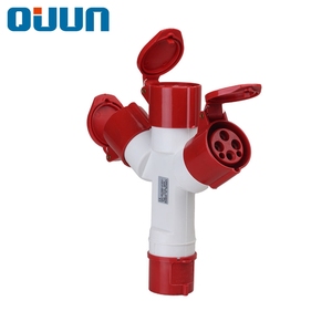Enchufes de múltiples salidas Tamaño personalizado Carga de energía Cable de extensión <span class=keywords><strong>Nonin</strong></span> Personalizado Buena calidad 380V 4P Industrial OEM Rojo IP44 - Product Image 3