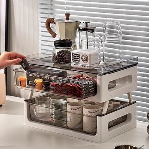 Modern Design Plastic Rectangle Stackable <b>Tea</b> Bag Storage <b>Box</b> Coffee Capsule Rack Office Cup Organizer Storage <b>Box</b> for <b>Tea</b> - Product Image 2