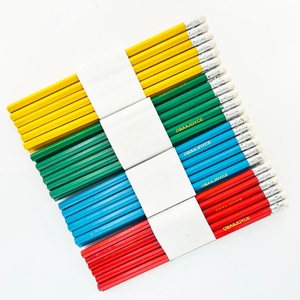 Lápiz HB de Madera de Alta Calidad para Oficina y Escuela, en Paquete Suelto/Juego, Venta al por Mayor, Personalizado, Verde, Rojo, Azul, Amarillo - Product Image 1