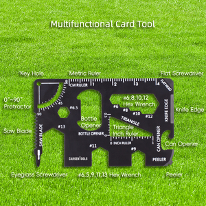 19 trong <span class=keywords><strong>1</strong></span> đa thẻ công cụ cho cắm trại và các hoạt động ngoài trời dụng cụ cầm tay cần thiết cho sự sống còn và thuận tiện - Product Image 3