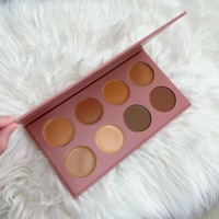 Palette de fond de teint correcteur de couleur professionnel 8 couleurs
