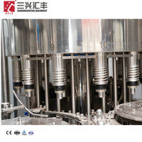 Ligne de production complète et automatique d'eau minérale et de boissons avec machine de mise en bouteille en verre à haute productivité